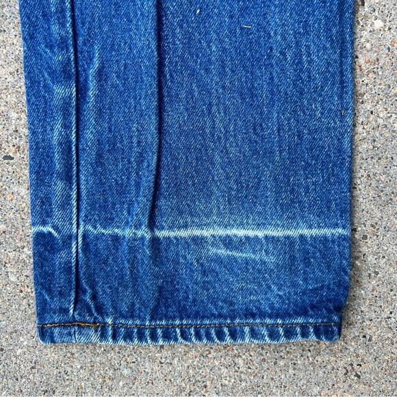 Vintage 80s Ladies Levi’s 501 6-button fly straight original jeans size 15 - Picture 7 of 12